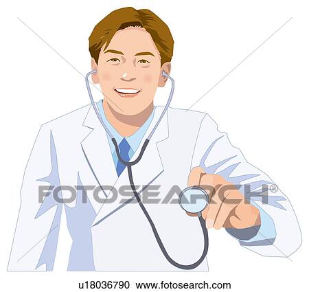 Clipart - Doctor. Fotosearch