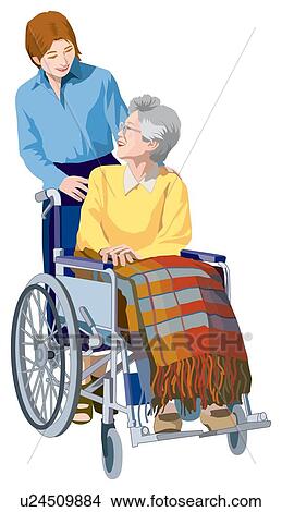 Grandmather and Daughter View Large Illustration Stock Illustration - Grandmather and Daughter. Fotosearch