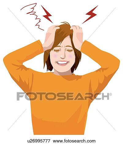 Headache View Large Illustration Stock Illustration - Headache. Fotosearch