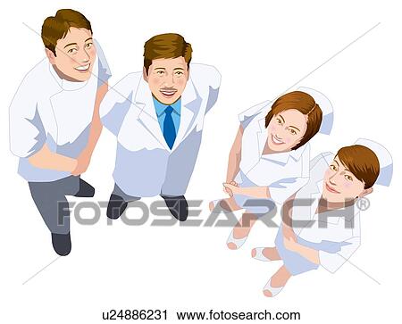Clip Art - Medical Staff. Fotosearch