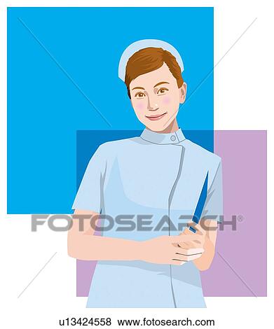 Stock Illustration - Nurse. Fotosearch