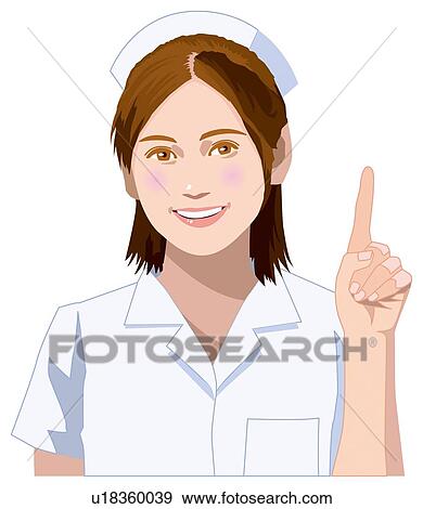 Stock Illustration - Nurse. Fotosearch
