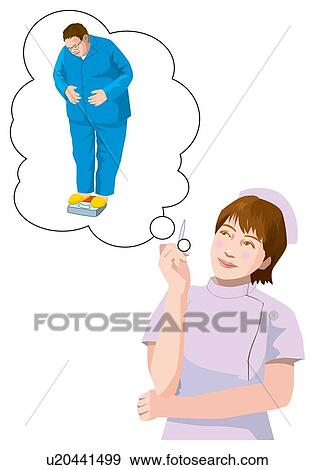 Nurse Who is Anxious a Patient View Large Illustration Stock Illustration - Nurse Who is Anxious a Patient. Fotosearch
