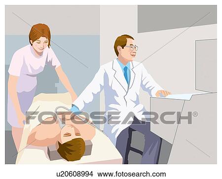 Drawings of Medical Examination u20608994 - Search Clip Art ...