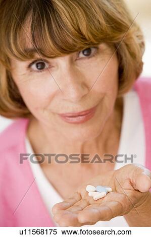 Woman Taking Pills View Large Photo Image Stock Photography - Woman Taking Pills. Fotosearch
