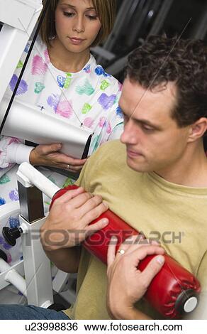 Man in physical therapy View Large Photo Image Stock Photograph - Man in physical therapy. Fotosearch
