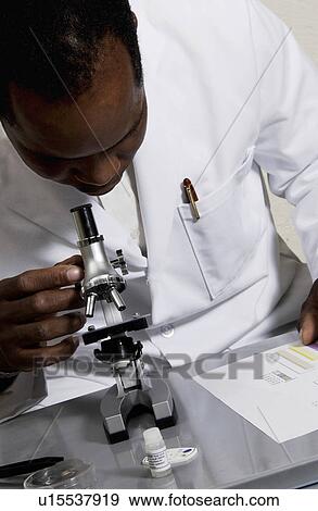 Stock Photo - Lab Technician. Fotosearch
