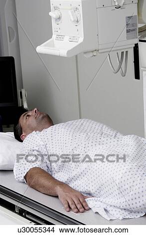 Picture - Patient waiting for xrays. Fotosearch