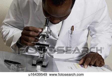 Stock Photo - Lab Technician. Fotosearch