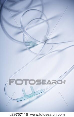 Stock Photography - Oxygen tube. Fotosearch