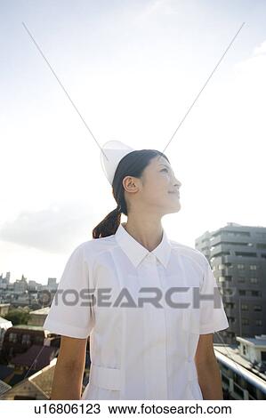 Portrait of a female nurse View Large Photo Image Stock Image - Portrait of a female nurse. Fotosearch