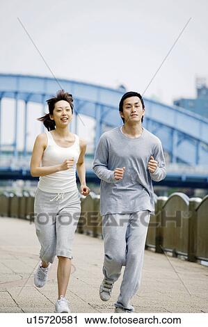 Stock Image - Jogging. Fotosearch