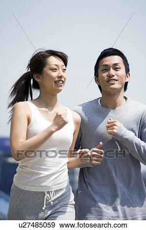 Jogging View Large Photo Image Stock Photo - Jogging. Fotosearch