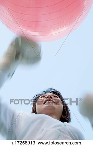Stock Image - Boxing-exercise. Fotosearch
