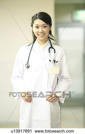 Stock Image - Portrait of doctor. Fotosearch