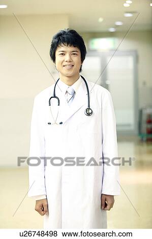 Stock Photo - Portrait of doctor. Fotosearch