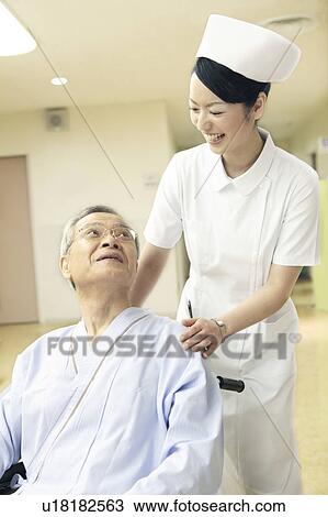 Nurse and patient View Large Photo Image Stock Image - Nurse and patient. Fotosearch