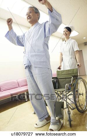 Stock Photo - Patient who stretches itself. Fotosearch