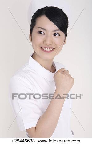 Stock Photo - Portriot of nurse. Fotosearch