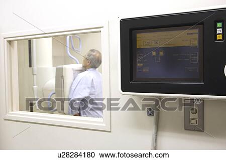 Stock Image - X-rays room. Fotosearch