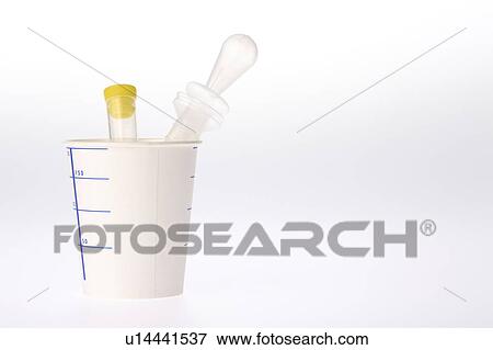 Stock Photo - Examination of urine kit. Fotosearch