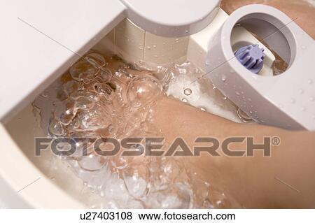 Stock Photo - Foot bath. Fotosearch