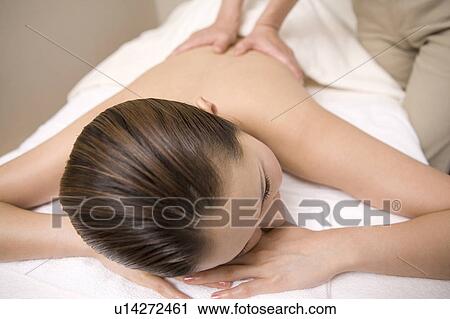 Woman receiving a beauty treatment View Large Photo Image Stock Image - Woman receiving a beauty treatment. Fotosearch