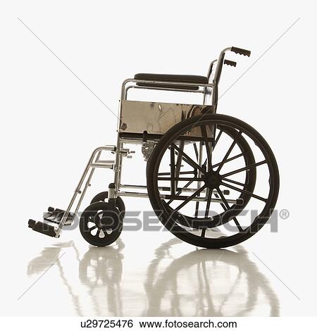 Side view of empty wheelchair. View Large Photo Image Stock Photograph - Side view of empty wheelchair.. Fotosearch