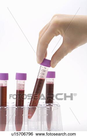 Scientist picking up a test tube with liquid from rack, side view, white background View Large Photo Image Stock Photograph - Scientist picking up a test tube with liquid from rack, side view, white background. Fotosearch