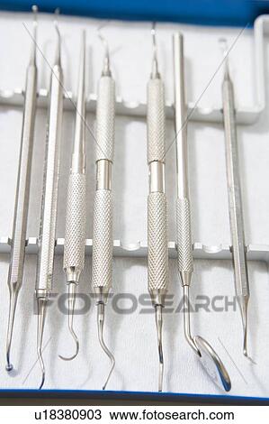 Stock Image - Dental tools. Fotosearch