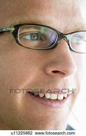 Head shot of man smiling View Large Photo Image Stock Image - Head shot of man smiling. Fotosearch