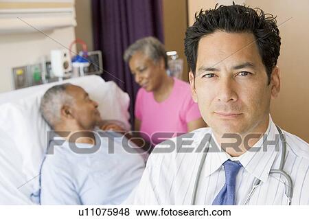 Doctor Standing In Hospital Room View Large Photo Image Stock Photo - Doctor Standing In Hospital Room. Fotosearch