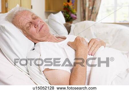 Senior Man Asleep In Hospital Bed View Large Photo Image Stock Photo - Senior Man Asleep In Hospital Bed. Fotosearch