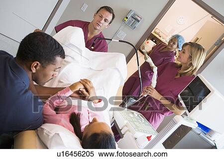 Stock Photography - Retrieval of eggs from ovary using vaginal ultrasound. Fotosearch