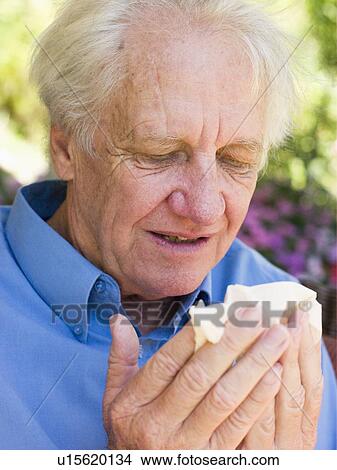 Man Blowing His Nose View Large Photo Image Picture - Man Blowing His Nose. Fotosearch