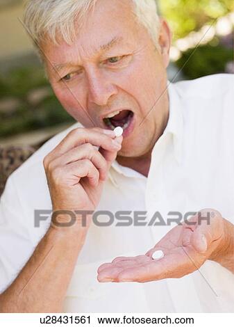 Man Taking Pills View Large Photo Image Stock Image - Man Taking Pills. Fotosearch