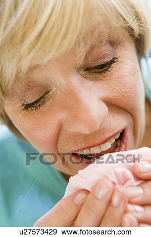 Woman Sneezing View Large Photo Image Stock Photo - Woman Sneezing. Fotosearch