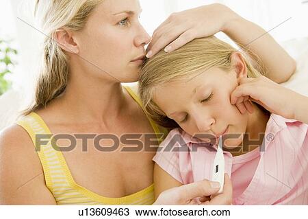 Girl Having Her Temperature Measured View Large Photo Image Stock Image - Girl Having Her Temperature Measured. Fotosearch