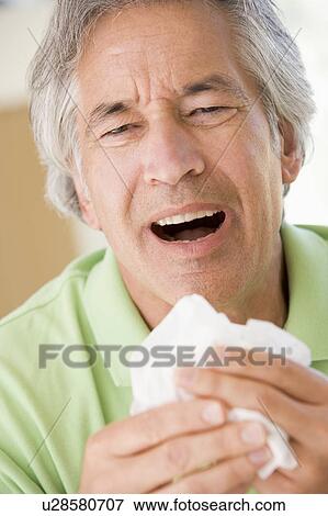 Man Blowing His Nose View Large Photo Image Stock Photo - Man Blowing His Nose. Fotosearch