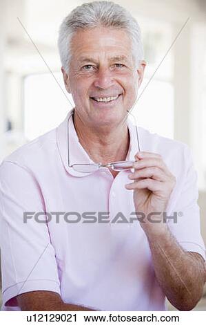 Stock Image - Man With Glasses. Fotosearch