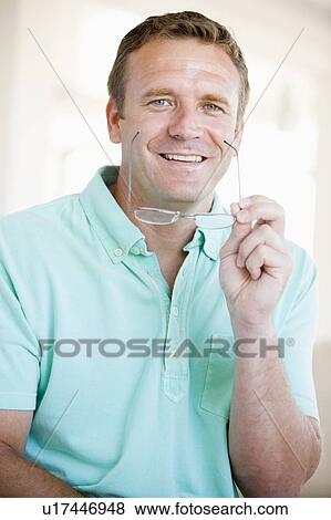 Stock Photo - Man With Glasses. Fotosearch