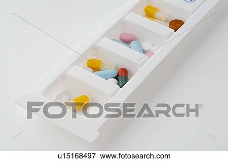 Pill case View Large Photo Image Stock Photo - Pill case. Fotosearch