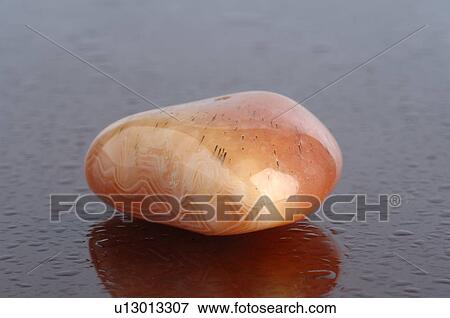 Apricot agate View Large Photo Image Stock Photo - Apricot agate. Fotosearch