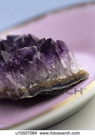 Picture - Healing stone amathyst. Fotosearch