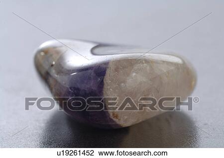 Stock Image - Healing stone amathyst. Fotosearch