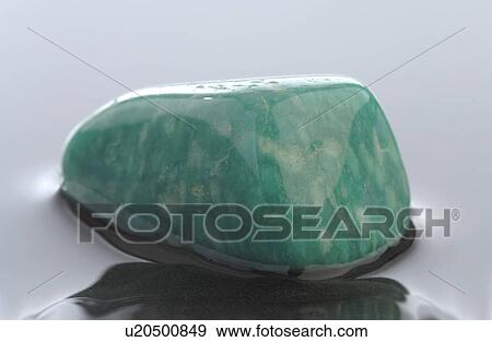 Healing stone amazon stone / amazonite View Large Photo Image Stock Photo - Healing stone amazon stone / amazonite. Fotosearch
