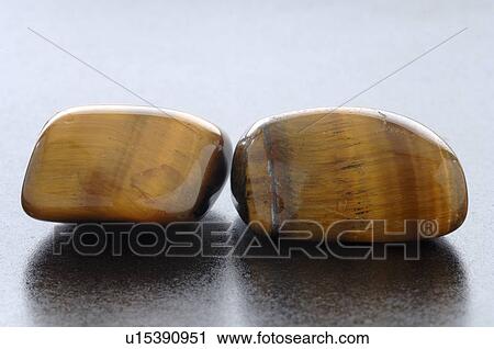 Stock Image - Healing stone tiger's eye. Fotosearch