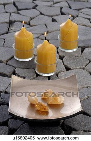 Stock Photography - helaing stone amber. Fotosearch