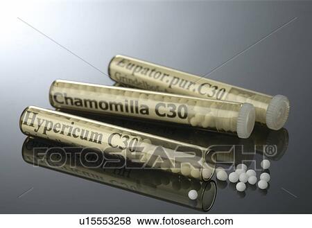 Globules Chamomilla C 30 View Large Photo Image Stock Photo - Globules Chamomilla C 30. Fotosearch