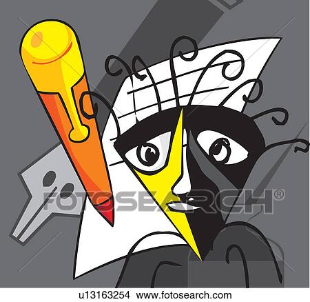 Clipart - An educational collage in detail. Fotosearch